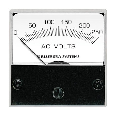 Blue Sea Systems Blue Sea AC Analog Micro Voltmeter - 2 Face, 0-250 Volts AC 8245
